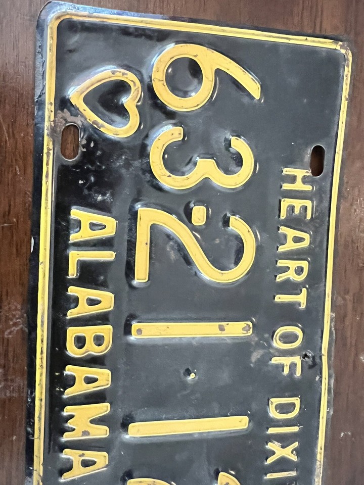 1957 alabama license plate Tuscaloosa County All Original eBay