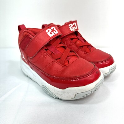 Jordan Aura 3 Toddler Size 11C Shoes 23 Basketball University Red DA8022-600