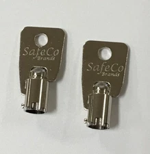 Replacement Tubular Keys for Metoware Hitch Locks 2051-2080 SafeCo Brands 2-Keys