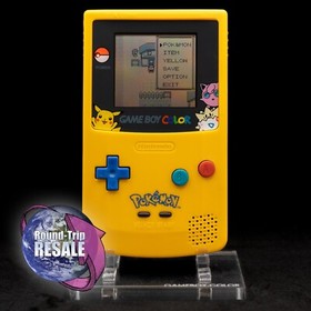 Nintendo Gameboy Color Pokemon Special Pikachu Edition Game Boy GBC **NEW CAPS**