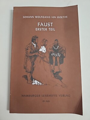 EB1639 Johann Wolfgang von Goethe Faust Teil 1