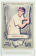 Stan Musial 2021 Topps Allen & Ginter Historical Hits Base Insert Card HH-39