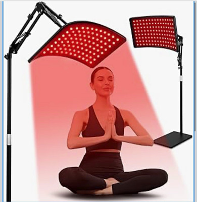 Adjustable Arm Infrared Red LED Light Therapy Panel Lamp for Face & Skin