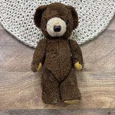 Vintage Dakin Brown Jointed Teddy Bear Plush 8 Stuffed Animal 1973 READ