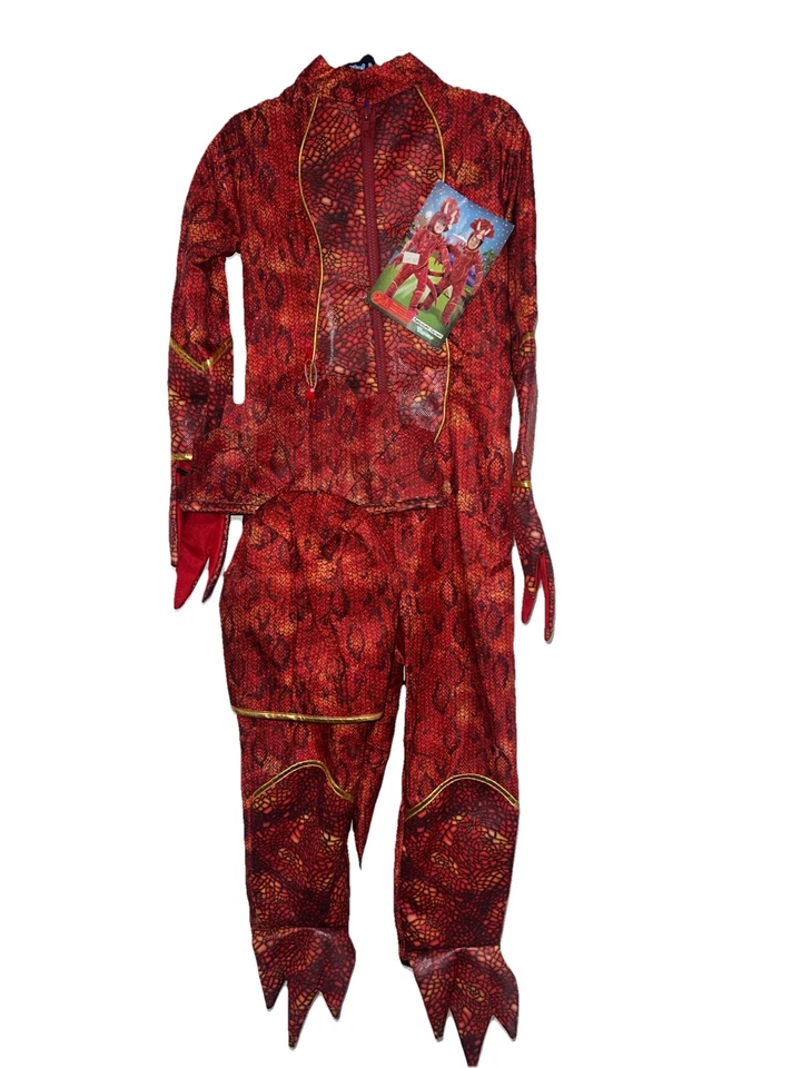 Disfraz de dinosaurio Adventure Factory Triceratops para niños talla 7-8 por Teetot Retail 50 Foto 2 de 4