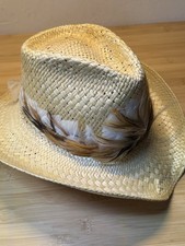 Resistol Stagecoach straw Cowboy hat - 7 1/8 - Zuni Natural color - Vinylcote