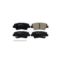 Bremsbelagsatz, Scheibenbremse Blue Print ADG042109 FüR Hyundai Kia, Hinterachse
