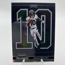 2020 Panini Playoff - Behind the Numbers Jerry Jeudy #BTN-30 (RC)