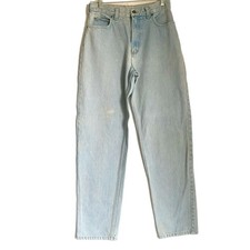 Vintage Lands  End Jeans Women 6P Blue Light Wash Mom High Rise Tapered