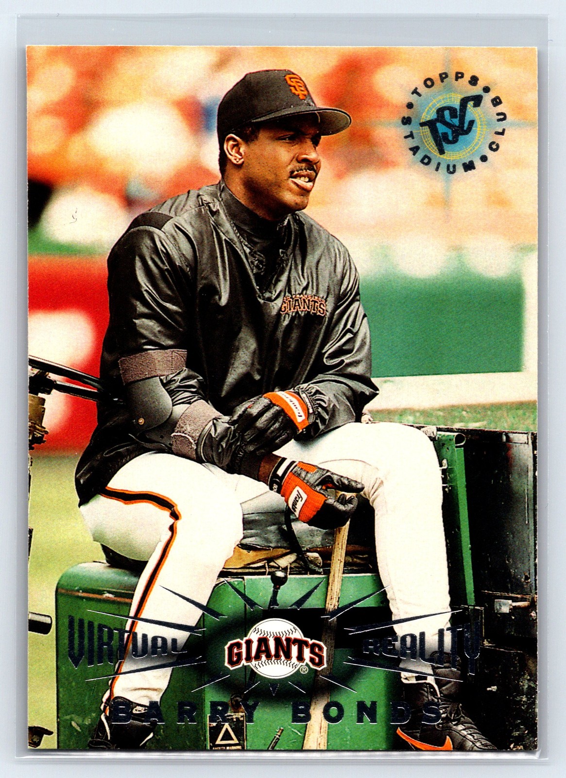 1995 Stadium Club Barry Bonds Virtual Reality #136 San Francisco Giants