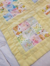 Baby Quilt Handmade Patchwork Crib 38 x 38 inches