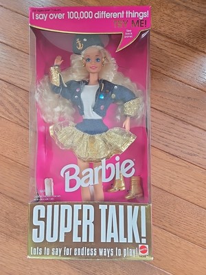 Super Talk Barbie I Say Over 100,000 Things 1994 Mattel #12290 NIB NRFB