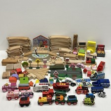 Huge Lot BRIO Thomas The Tank Engine and Friends Die-Cast Wooden RAILWAY