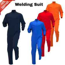 Safety Overall Flame-Resistant Coverall Welding Boiler Suit Workwear weld suit