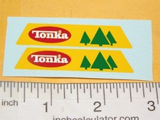 Mini Tonka Turbine Cab Forestry Truck Replacement Sticker Set TK-300