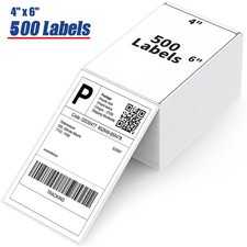 4x6 fanfold direct thermal shipping labels