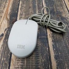 Vintage IBM Computer Mouse Model 13H6690 Roller Ball PS/2 Connector