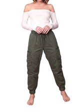 Women  s M Cargo Jogger Pant Army Green Banana Republic
