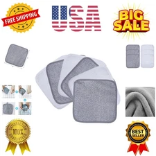 Hypoallergenic Microfiber Makeup Remover and Facial Cleansing Cloth, 8 x 8 in...