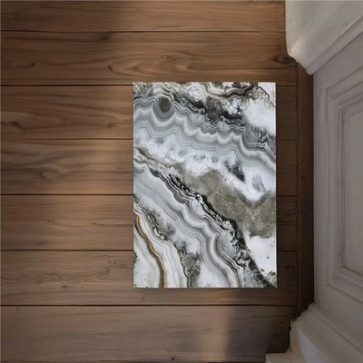 Begin Home Decor CODM1724HN03PN 17 x 24 in. Abstract Geode Door Mat - Mineral...
