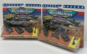1994 Micro Machines Terror Troops #13 Steel Thunder & #15 Rattler Renegades-NEW