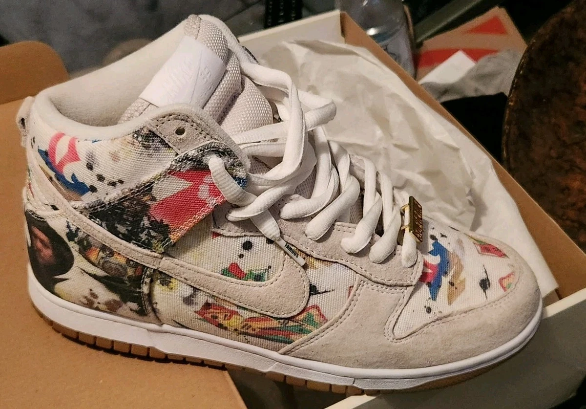 Nike Supreme x Dunk SB High Rammellzee for Sale | Authenticity