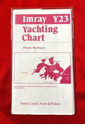 IMRAY YACHTING CHART Y23 POOLE HARBOUR WITH PLASTIC WALLET
