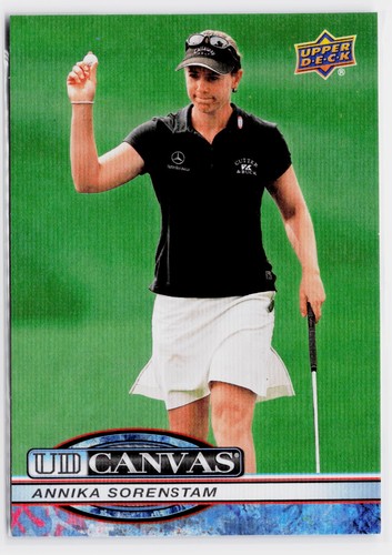 Annika Sorenstam [SP] #C-44 2026 Upper Deck UD Canvas card
