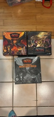 Ascension Tactics: Inferno by Stoneblade -2 sleeved games and MINIs (kickstarter