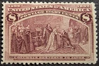 US Stamps Collection Scott # 236 - 8 Cent Columbian - MNH OG