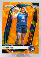 2024 Panini WNBA Prizm Alissa Pili (RC) Orange Cracked Ice Minnesota Lynx