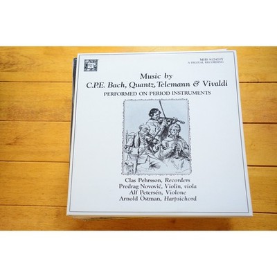 BACH QUANTZ TELEMANN VIVALDI ''PERIOD INSTRUMENTS'' LP 12'' VINYL EXC 