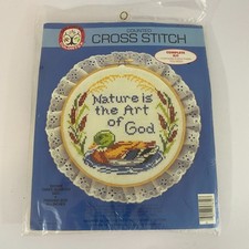 Colortex Counted Cross Stitch Kit "Nature is the art of God" 1985 #5761