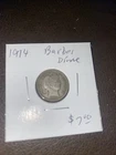 1914 Barber Dime. $7