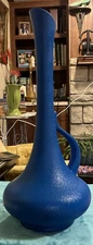 Vintage Royal Haeger #408 19” Vase - Beautiful MCM Royal Blue Gloss Finish