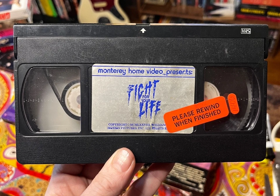 FIGHT FOR YOUR LIFE VHS Monterey EX-RENTAL SLEAZE GRINDHOUSE GRAIL HTF RARE - Image 3 of 4