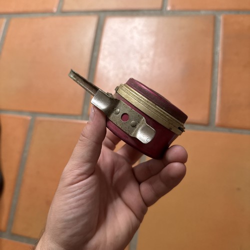 Mulinello da pesca a mosca automatico Martin vintage rosso e argento 81 Mohawk NY USA. - Foto 7 di 9