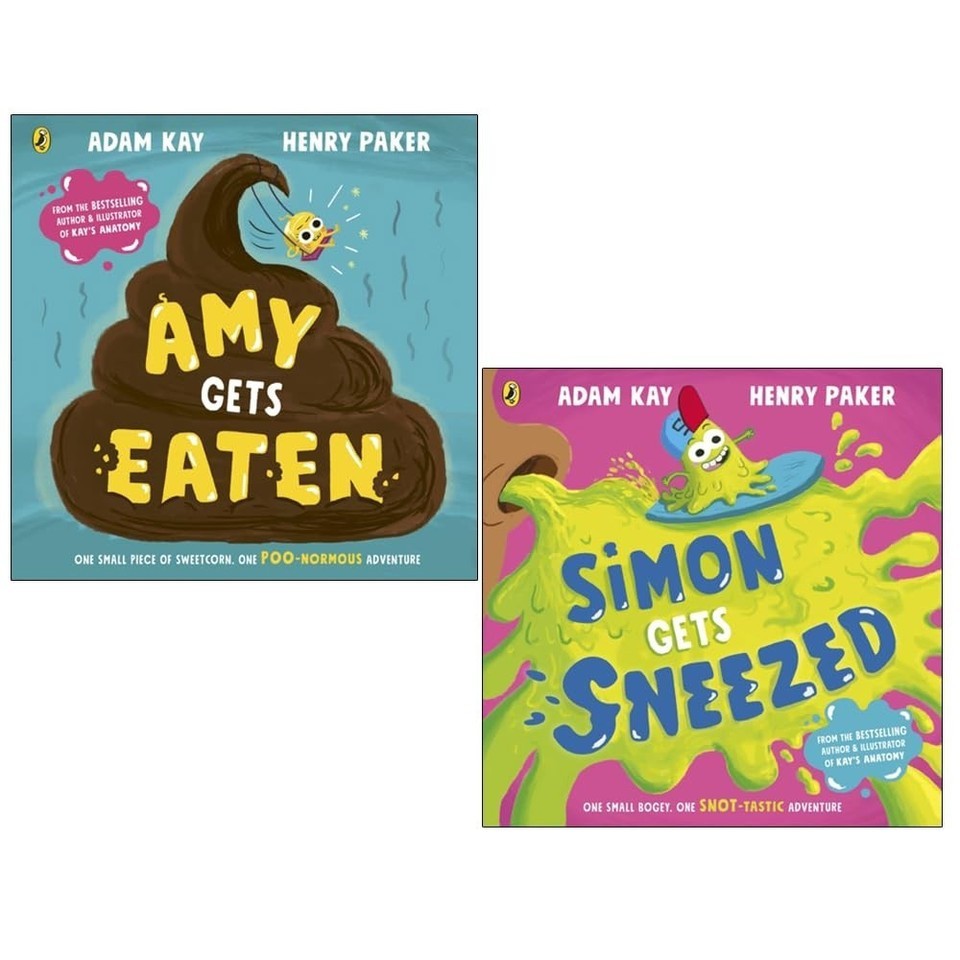 Adam Kay Collection 2 Books Set  Simon Gets Sneezed,Amy Gets Eaten