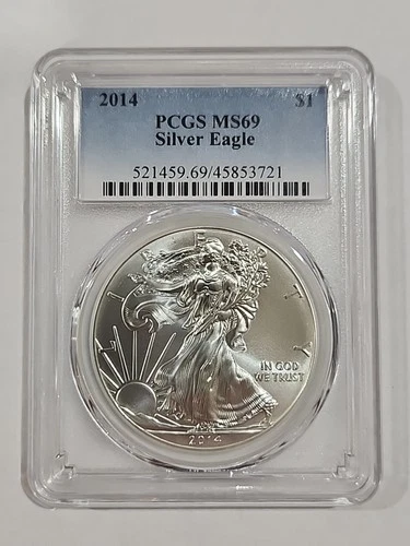 2014 American Silver Eagle PCGS MS69