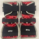 STX Youth Lacrosse Jolt Arm Guards Large Black White — photo 3