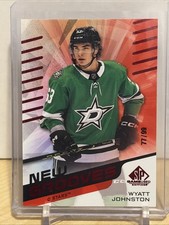 2022-23 Upper Deck SP Game Used New Grooves Red /99 Wyatt Johnston #NG-20