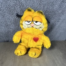 1978-1981 Vintage Garfield The Cat Plush Stuffed Animal Toy by Fun Farm Heart