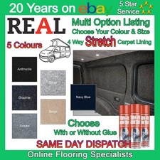 4 Way Stretch Campervan Carpet Van Lining – VW T5 T6 Transit Sprinter Trim Panel