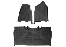 Floor Mats for 2019-2023 Dodge Ram 1500, All Weather Protection TPE Rubber Fl...