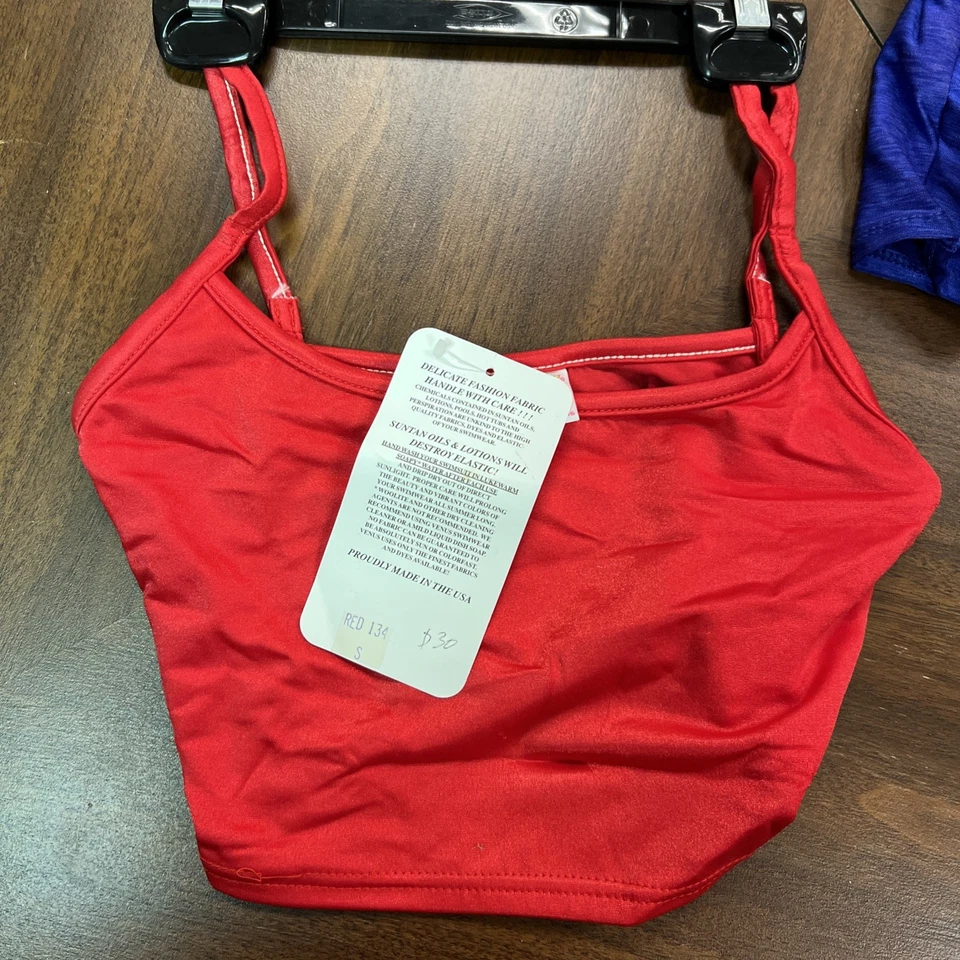 90-х годов винтажный Venus танкини топы - размер маленький новый с ярлыками - Изображение 4 из 4