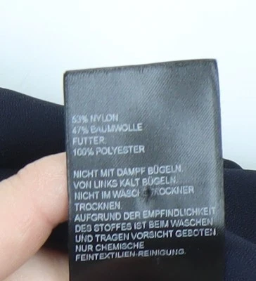 Vestido negro de encaje línea A Whistles para mujer talla 10 Foto 3 de 4