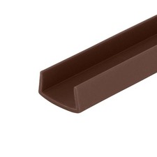 Plastics Brown 3/4'' Styrene Plastic U-Channel/C-Channel 36 Inch Lengths Pac...