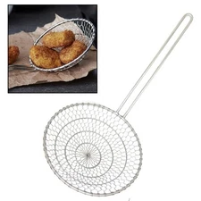 Hicook Stainless Steel Kitchen Spider Strainer Skimmer Ladle Food Dumpling No...