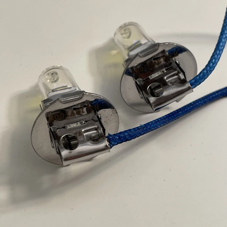 2x H3 Halógena 3000K 100W Coche Luz Antiniebla/Conducción Brillante Repuesto Bombilla Vidrio 12V Foto 3 de 4