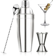 Ohtomber 24OZ Cocktail Shaker Set - Cocktail Bar Martini Drink Shaker Set With